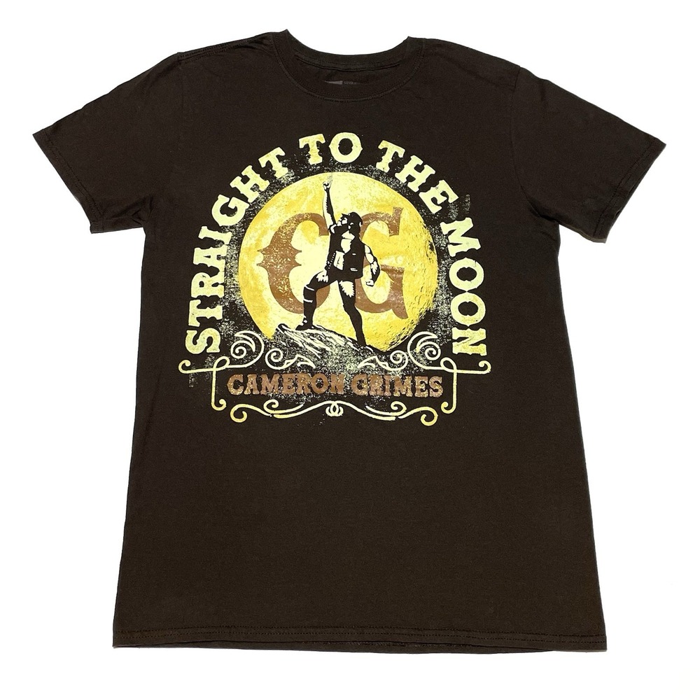 WWE Authentic Cameron‎ Grimes T-Shirt Straight To The Moon Men's Medium NXT